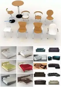 3D Models Furniture Collection