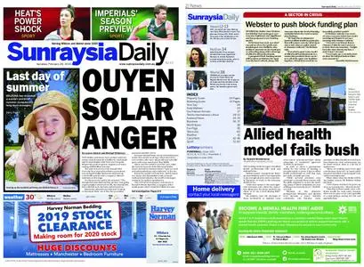 Sunraysia Daily – February 29, 2020