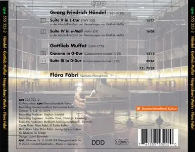 Flóra Fábri - Gottlieb Muffat meets Handel: Works for Harpsichord (2020)