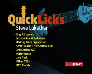 Lick Library - Quick Licks: Rock Shuffle - Steve Lukather