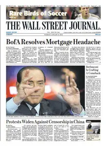 The Wallstreet Journal (Europe) January 08 2013