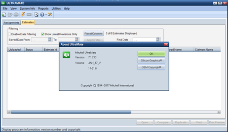 Mitchell UltraMate (Estimating) 7.1.371