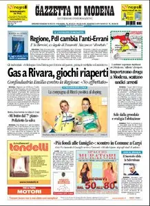 LA GAZZETTA DI MODENA 30 GENNAIO 2010