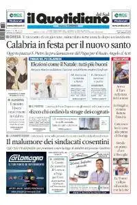 il Quotidiano del Sud Cosenza - 15 Ottobre 2017