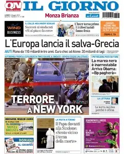 IL GIORNO DEL 3 MAGGIO 2010