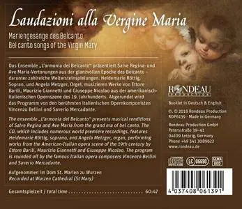Angela Metzger & L'armonia del Belcanto - Laudazioni alla Vergine Maria (2018)