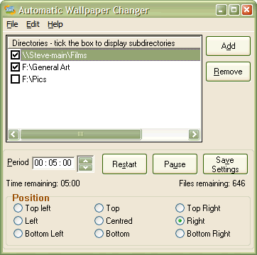 Automatic Wallpaper Changer 4.8.2 portable