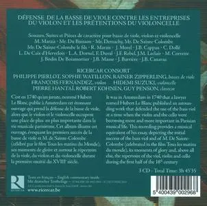 Ricercar Consort - Defense de la basse de viole [3CDs] (2010)