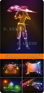 Drawing a neon light 5