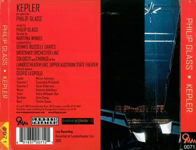 Landestheater Linz; Bruckner Orchester Linz; Dennis Russell Davies - Philip Glass: Kepler (2011) 2CDs + DVD5