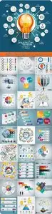 Infographic and diagram business design vector 5