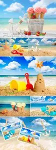 Stock Photo - Summer Beach Objects