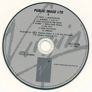 Public Image Ltd. - 9 (1988) [2015, Universal Music Japan, 77455]