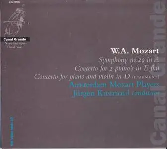 W.A. Mozart - Symphony No. 29 in A; Concerto for 2 piano's in E flat; Concerto for piano and violin in D (2006)