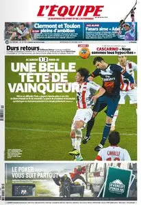 L'Equipe du Dimanche 12 Janvier 2014