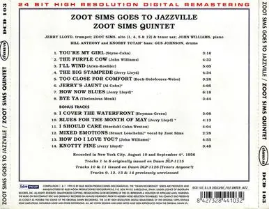 Zoot Sims Quintet - Zoot Sims Goes to Jazzville (2004)