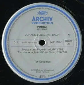 J.S.Bach - Ton Koopman - Orgelwerke - Toccaten & Fugen {Original GER} vinyl rip 24/96