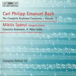 Miklós Spányi, Concerto Armonico - Carl Philipp Emanuel Bach: The Complete Keyboard Concertos, Vol. 11 (2002)