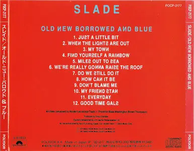 Slade - Old New Borrowed and Blue (1974) [1992, Japan 1st Press, Polydor POCP-2177]