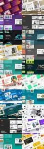 20 New Powerpoint Templates Bundle 2024 Vol.5