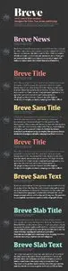 Breve Fonts