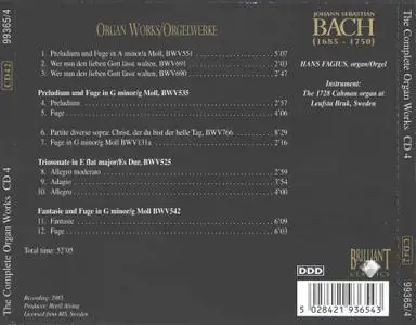J.S.Bach - The Complete Organ Works CD 4 - Hans Fagius