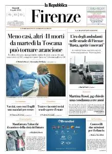 la Repubblica Firenze - 8 Aprile 2021