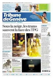 TRIBUNE DE GENEVE  03 Décembre 2010