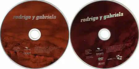 Rodrigo Y Gabriela - Rodrigo Y Gabriela (2007, PIAS # PIASR110CDVD) [Ltd. Ed. w/ DVD] {RE-UP}