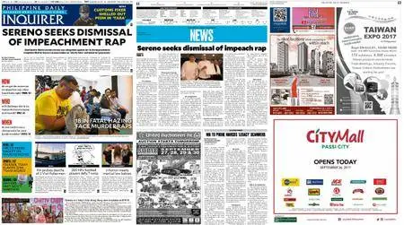 Philippine Daily Inquirer – September 26, 2017