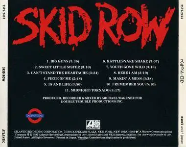 Skid Row - Skid Row (1989) {Japan 1st Press}