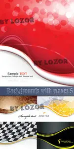 Backgrounds with waves 5