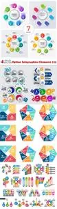 Vectors - Option Infographics Elements 123