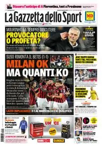 La Gazzetta dello Sport Puglia – 09 novembre 2018