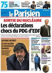 Le Parisien & Le Journal de Paris du Mercredi 9 Novembre 2011