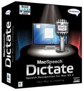 MacSpeech Dictate International 1.58 & Data Disc 1.55