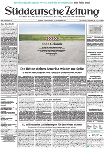 Süddeutsche Zeitung vom Samstag, 27. September 2014