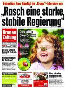 Kronen Zeitung Salzburg - 22. Oktober 2017