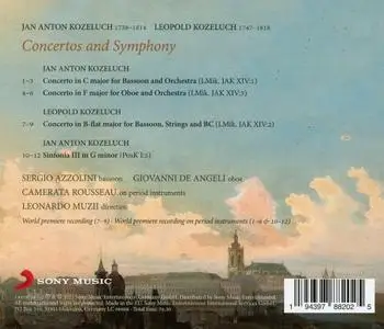 Sergio Azzolini, Giovanni de Angeli, Leonardo Muzii, Camerata Rousseau - Kozeluh: Concertos & Symphony (2021)