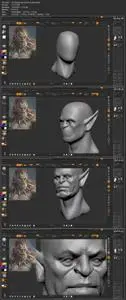 Orc Rider and Bull Creature Creation in Zbrush