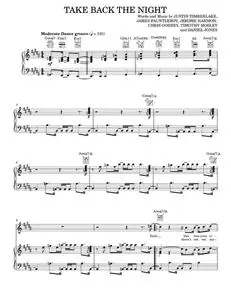 Take back the night - Justin Timberlake (Piano-Vocal-Guitar)