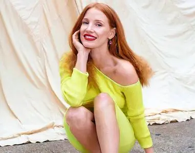 Jessica Chastain by Mary Rozzi for SHAPE January 2021