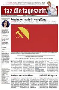 Tageszeitung TAZ vom 01 Oktober 2014