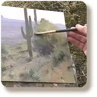 Matt Smith Painting On Location The Sonoran Desert - RIP