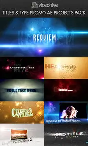 VideoHive Title & Type Promo After Effects Projects