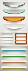 Various Shelves Vector 2