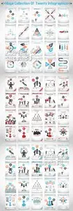 Simple Infographic Templates Vector