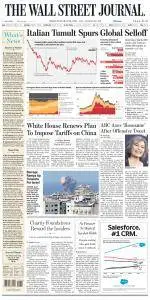 The Wall Street Journal - May 30, 2018