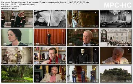 (Fr2) Secrets d'histoire - Si les murs de l’Élysée pouvaient parler (2017)