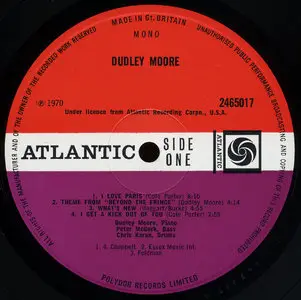 The Dudley Moore Trio - From 'Beyond The Fringe' (1970) 24-bit/96kHz Vinyl Rip